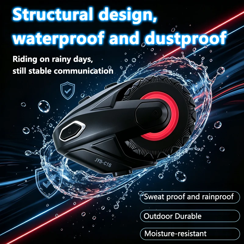 1/2 szt. Motocyklowy zestaw sł – Universal Motorcycle Helmet Intercom Headset recenzja i cena