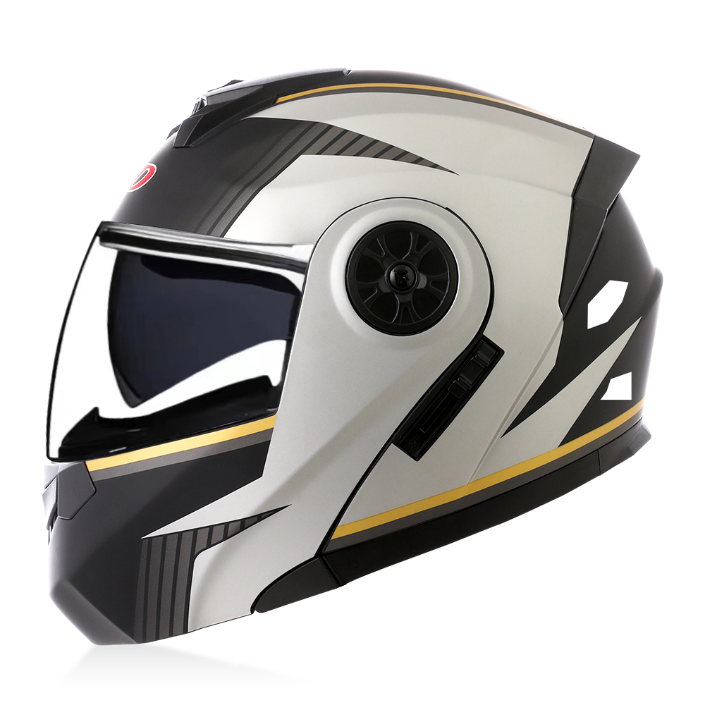 Wysokiej jakości modułowy kask – Modular Flip Up Motorcycle Helmet Dot Approved recenzja i cena