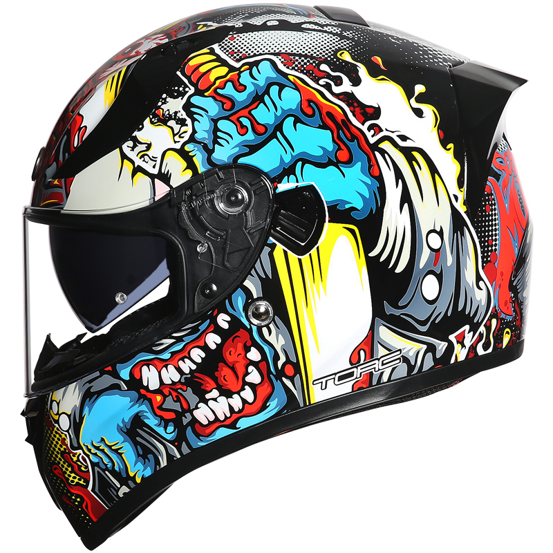 Kask motocyklowy TORC T18 z po – Modular Flip Up Motorcycle Helmet Dot Approved recenzja i cena