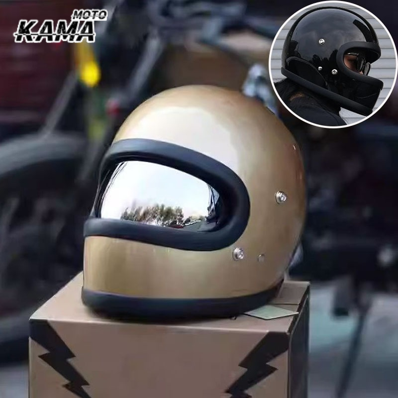 Kask motocyklowy HOT DOT z cer – Vintage Open Face Retro Helmet recenzja i cena