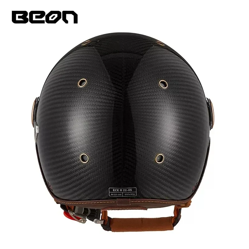 BEON BR13 Retro Otwarty Kask M – Vintage Open Face Retro Helmet recenzja i cena