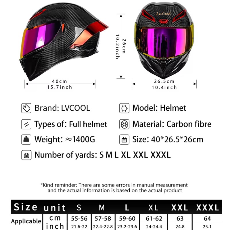 Lekki kask motocyklowy integra – Carbon Fiber Lightweight Motorcycle Helmet recenzja i cena
