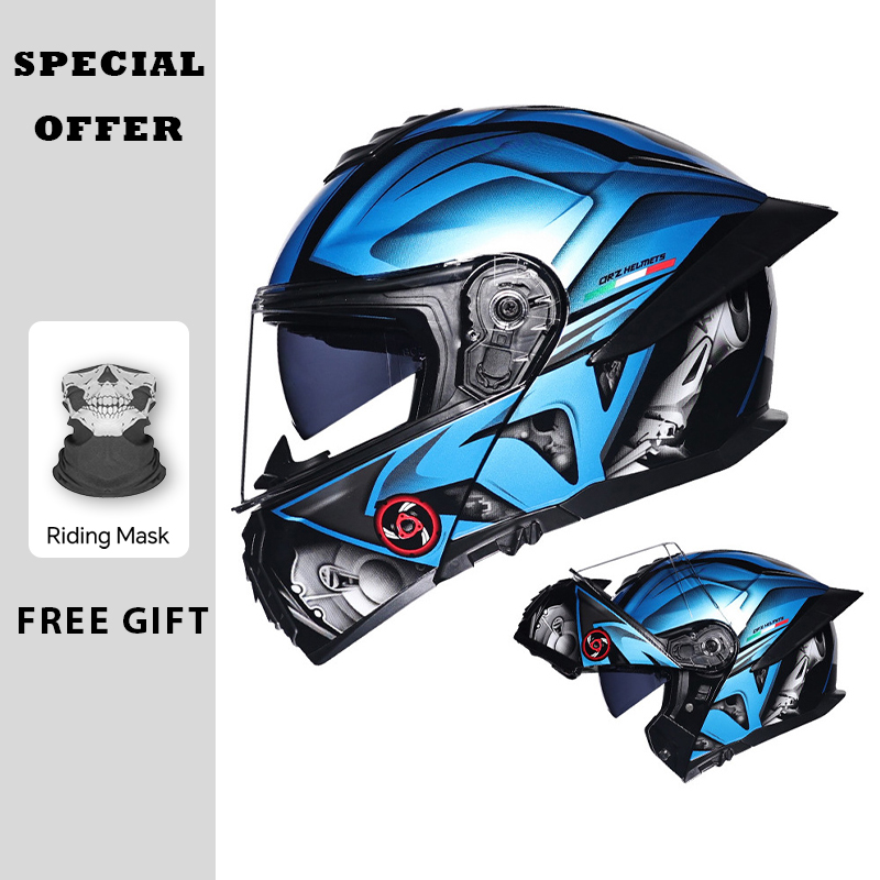 Kask motocyklowy otwierany z p – Dual Visor Motorcycle Racing Helmet recenzja i cena