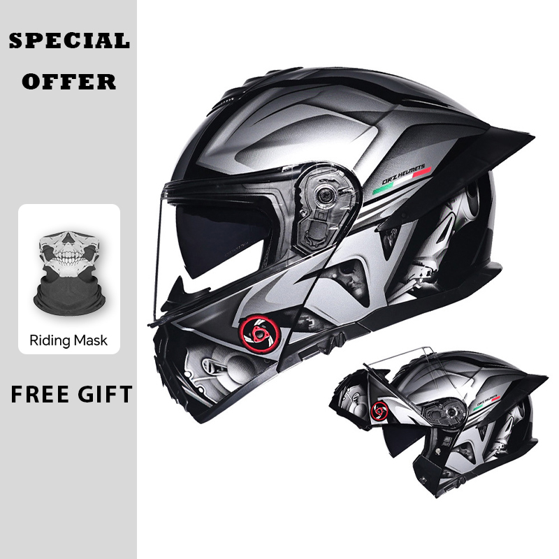 Kask motocyklowy otwierany z p – Dual Visor Motorcycle Racing Helmet recenzja i cena
