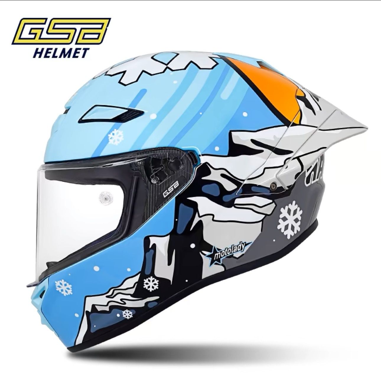 Kask motocyklowy GSB Carbon Fi – Carbon Fiber Lightweight Motorcycle Helmet recenzja i cena