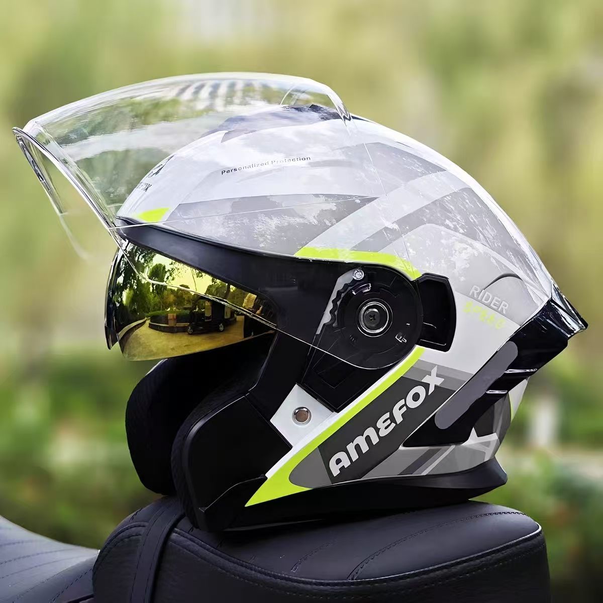 Kask motocyklowy/skuterowy typ – Motorcycle Helmet Inner Sun Visor Lens recenzja i cena