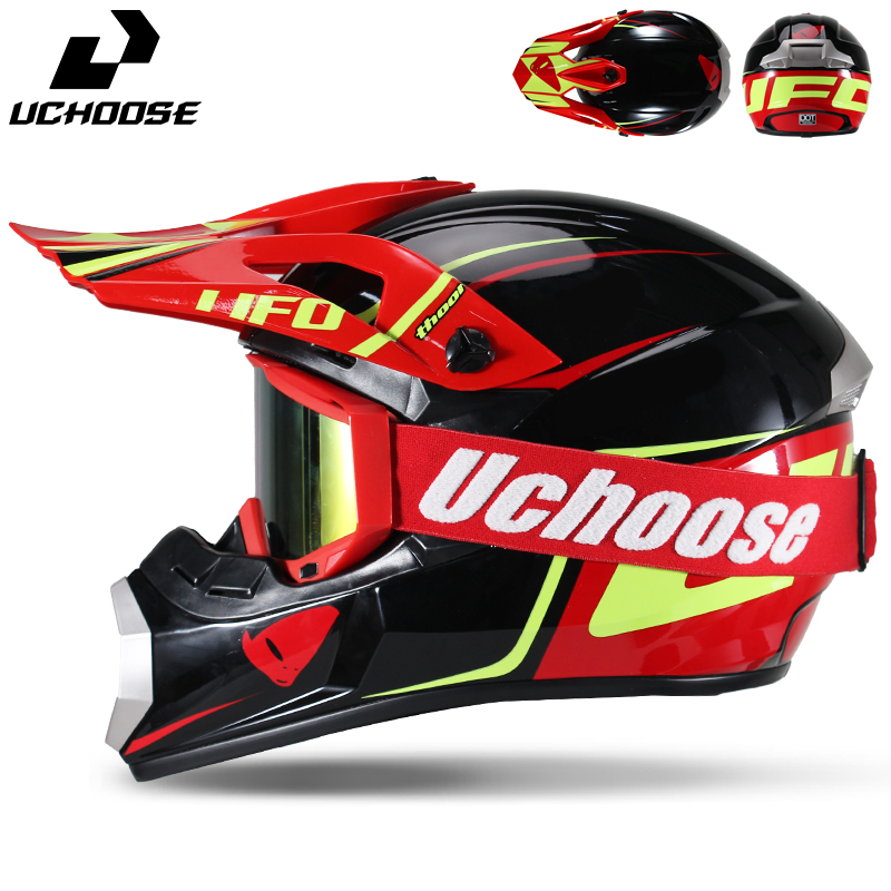 Zestaw kasków motocyklowych Uc – Off Road Motocross Helmet Goggles Set recenzja i cena